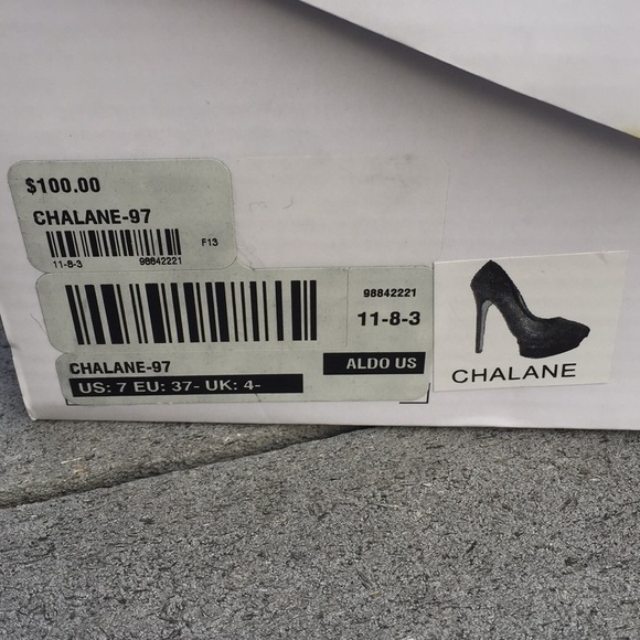 Black Aldo Heels - Picture 7 of 8